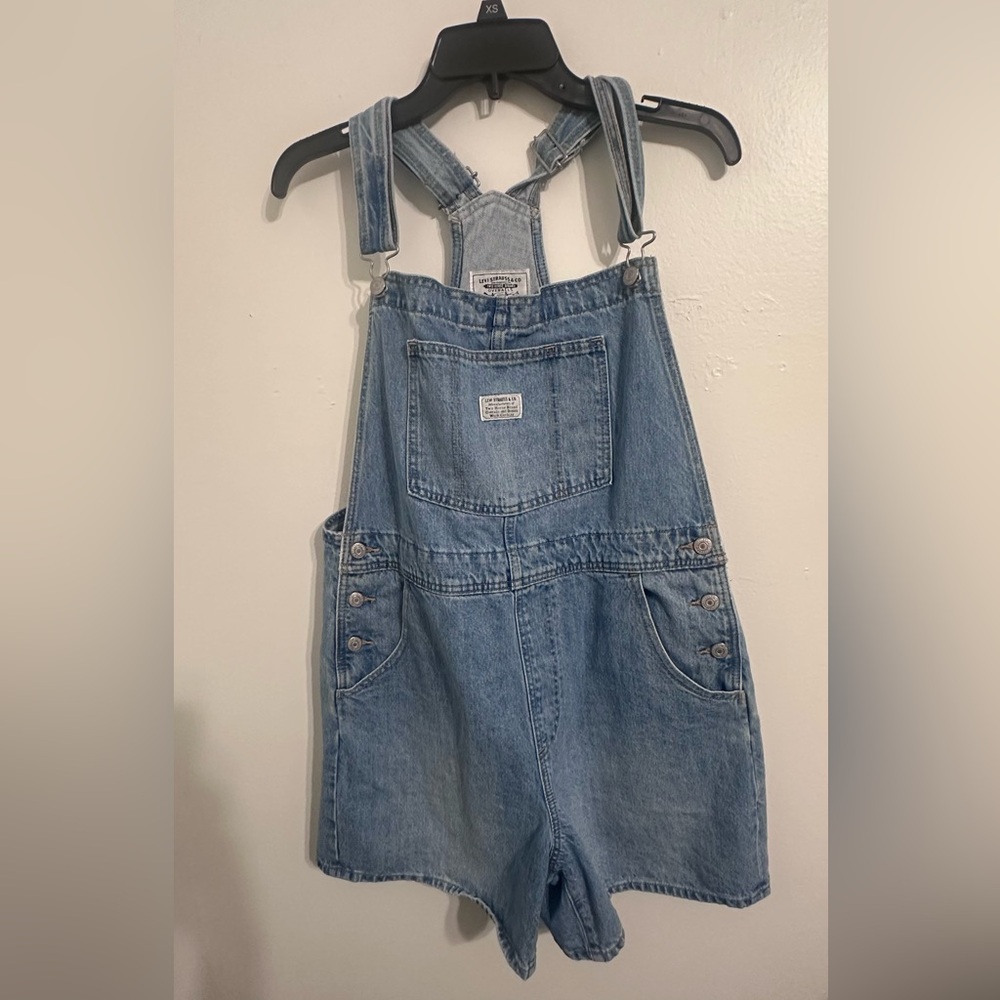 Light Blue Levi Denim Overalls